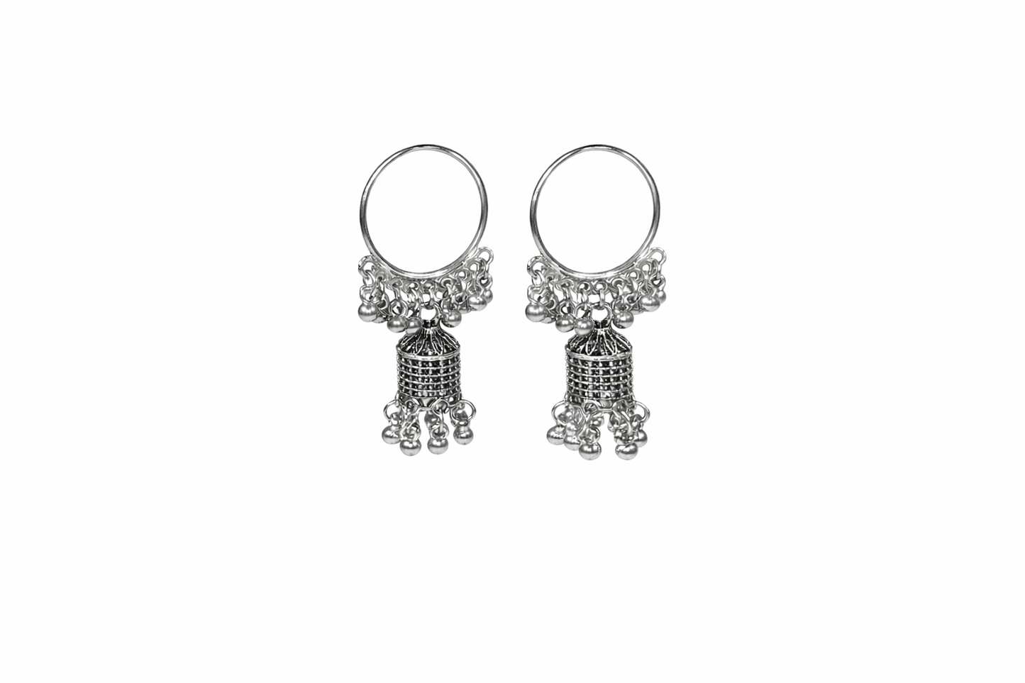 Silver Jhumki