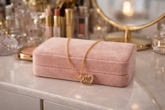 Rose Gold Heart Shape