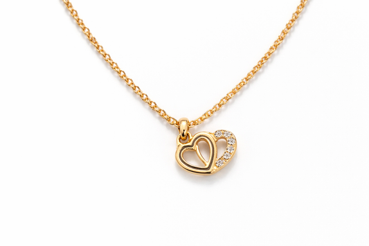 Rose Gold Heart Shape
