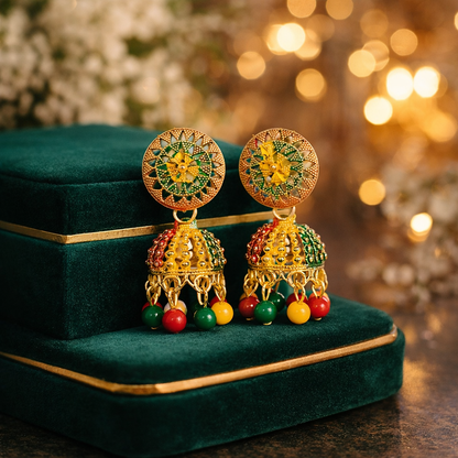 Multi-Shade Jhumki