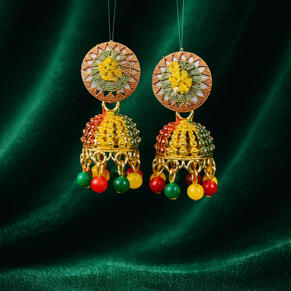 Multi-Shade Jhumki