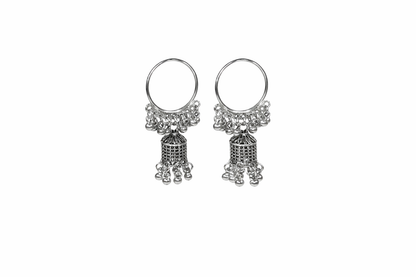 Silver Jhumki